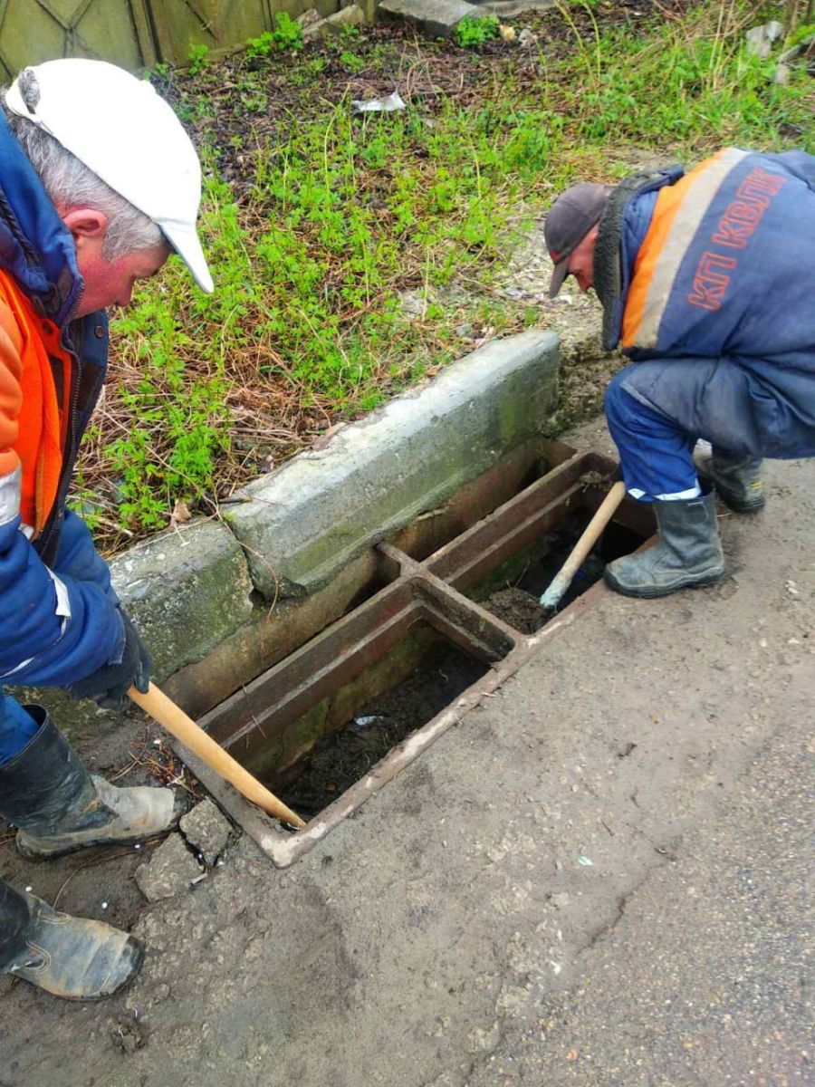 Прибрали аварійні дерева на березі річки Харків комунальники